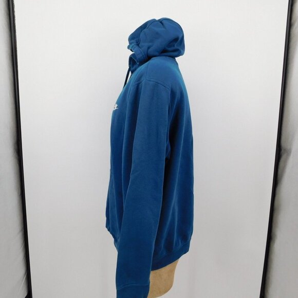Nike Club Men Solid Teal Blue Pullover Hoodie Kangaroo Pouch Drawstring Size XXL - Picture 3 of 9
